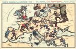Карта военных действий 1914 г.