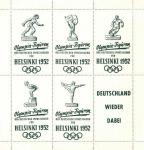 Олимпиада Хельсинки 1952 г.2 листа 